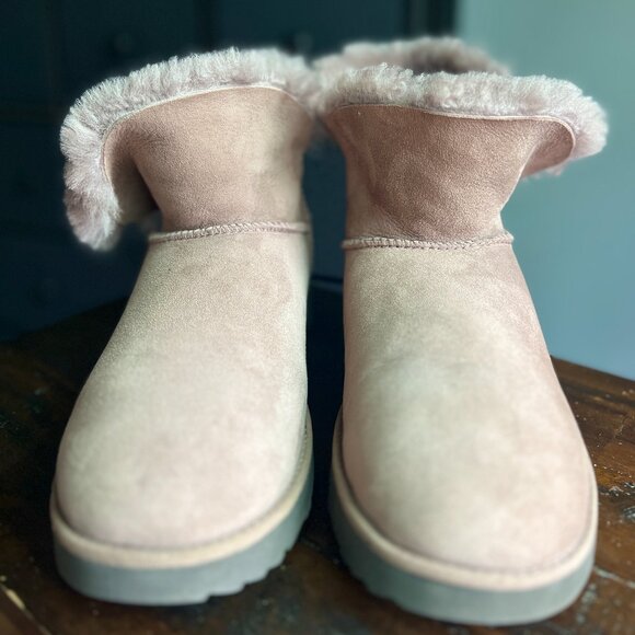 UGG Bailey Mariko Geaode Lilac Women's Boots Size 10 - Picture 7 of 8